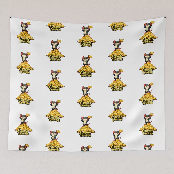 Item preview, Cheese Champion – Mouse on the Cheese Pyramid designed and sold by UkrainianSpain.