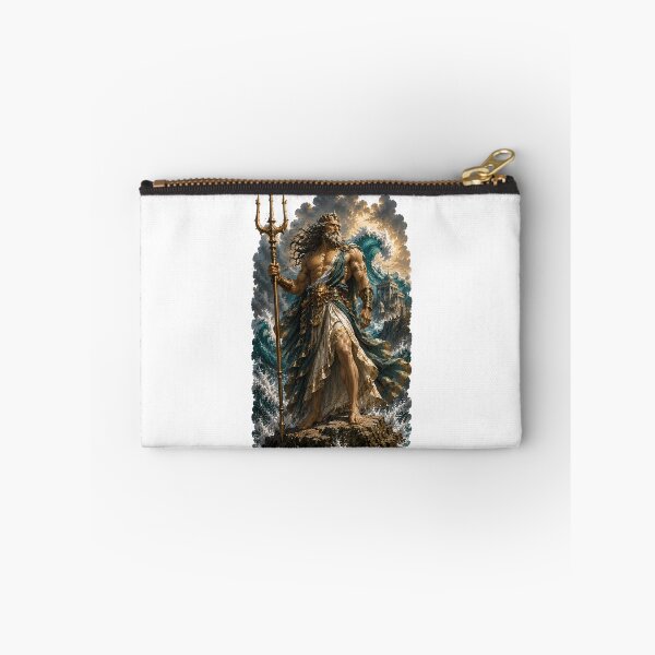 Item preview, Poseidon God of the Sea  Greek Mythology Ocean King Art designed and sold by MythwovenShop.