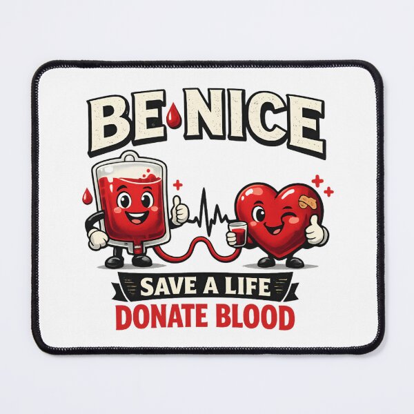 Item preview, Be Nice  - Save a Life Donate Blood designed and sold by SidTastic .