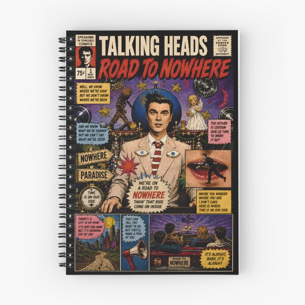 Item preview, Talking Heads - Road to Nowhere comic designed and sold by Wanderdreaming.
