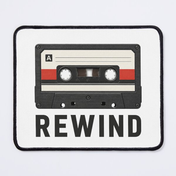 Item preview, Rewind Retro Cassette Tape Nostalgia Design designed and sold by the-dovlat.