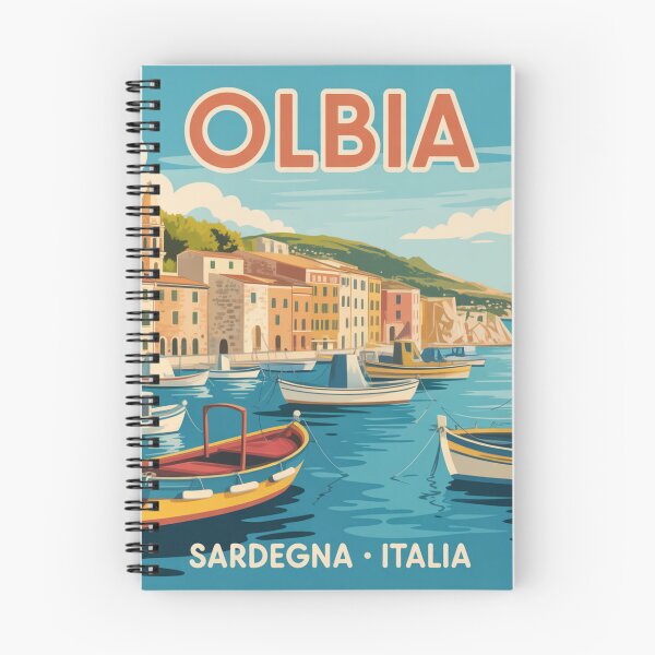 Item preview, Olbia Sardegna Italia Vintage Travel Poster designed and sold by LukaRealm.