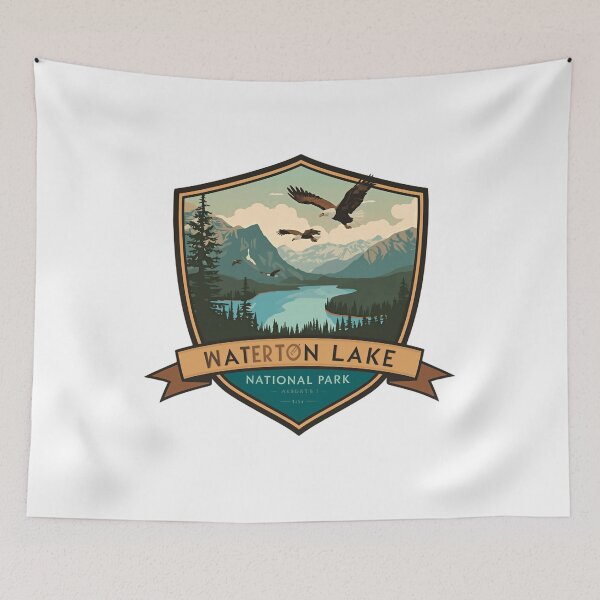 Item preview, Waterton Lake National Park Canada Travel Nature Adventure Explorer designed and sold by Simsimah26Parks.