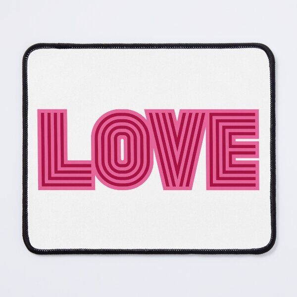 Item preview, Pink Love Type designed and sold by GoGoPotatoPrint.