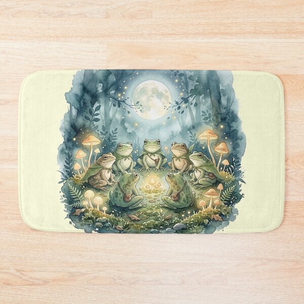 Item preview, The Secret Frog Council Under Moonlight designed and sold by GrabaHuk.