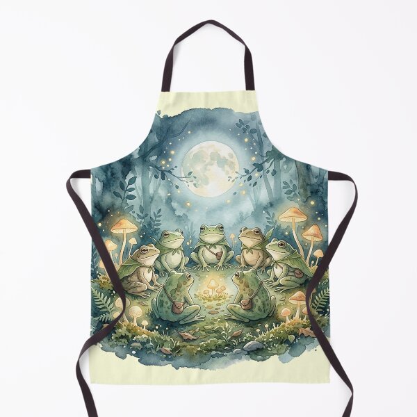 Item preview, The Secret Frog Council Under Moonlight designed and sold by GrabaHuk.