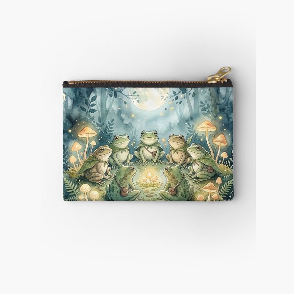 Item preview, The Secret Frog Council Under Moonlight designed and sold by GrabaHuk.
