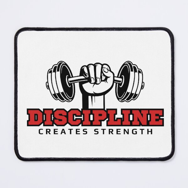 Item preview, Discipline Creates Strength Gym | Fitness Motivation Workout | Weightlifting Training Shirt for Men and Women designed and sold by 95PrintAura.