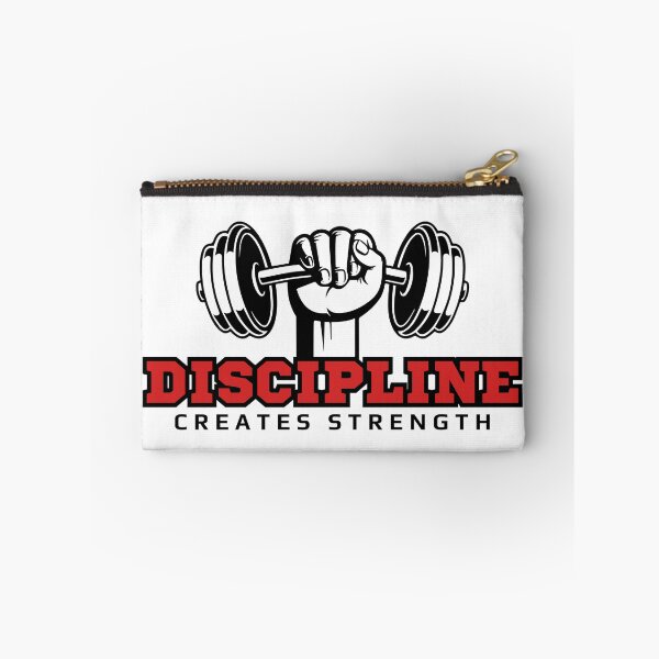 Item preview, Discipline Creates Strength Gym | Fitness Motivation Workout | Weightlifting Training Shirt for Men and Women designed and sold by 95PrintAura.