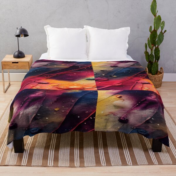 Item preview, Vibrant Abstract Watercolor Rainbow Texture designed and sold by L&L.