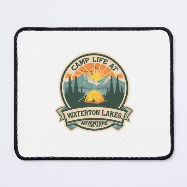 Item preview, Camp Life At Waterton Lakes Adventure National Park Camper Hiker designed and sold by Simsimah26Parks.