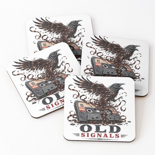 Item preview, Old Signals Raven Cassette Vintage Music Design designed and sold by the-dovlat.