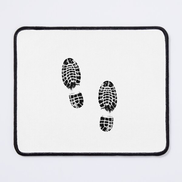 Item preview, Distressed Hiking Boot Footprints Adventure Outdoor Design designed and sold by Kavya Art.
