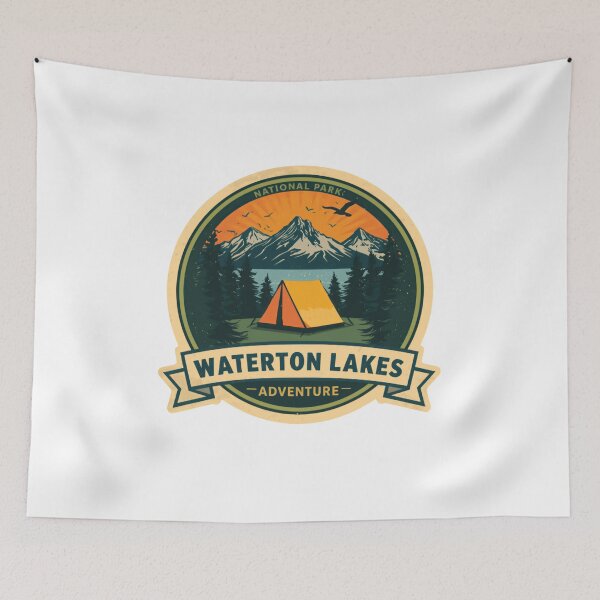 Item preview, National Park Waterton Lakes Adventure Camping Explorer designed and sold by Simsimah26Parks.
