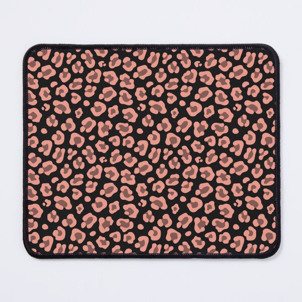 Item preview, Black And Coral Leopard Print designed and sold by pattern-archive.