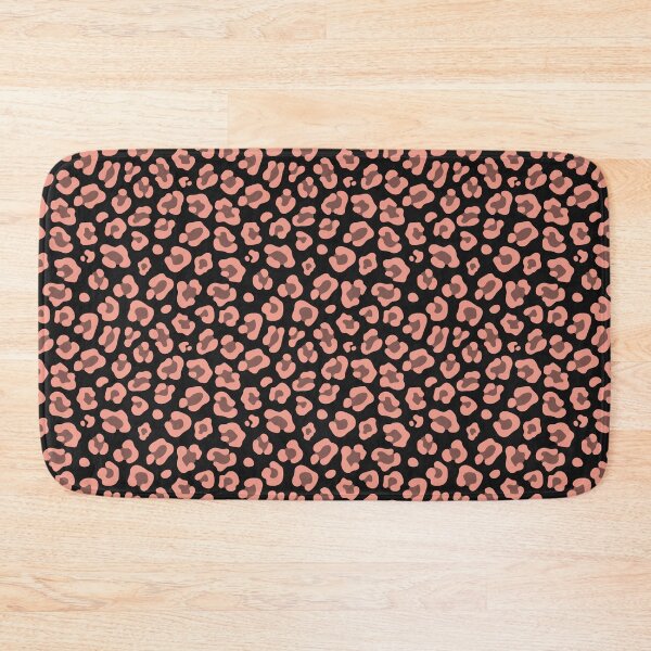 Item preview, Black And Coral Leopard Print designed and sold by pattern-archive.