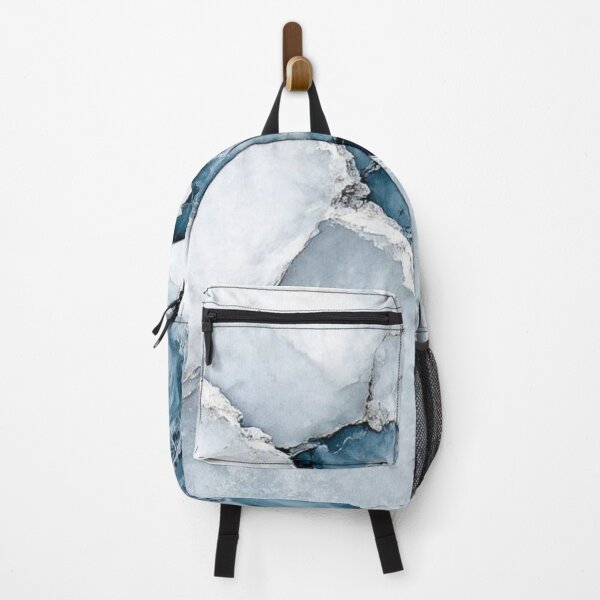 Item preview, Ice Blue Marble Texture - Crushed White Quartz and Agate Mineral Crystals designed and sold by LYAN-STORE.