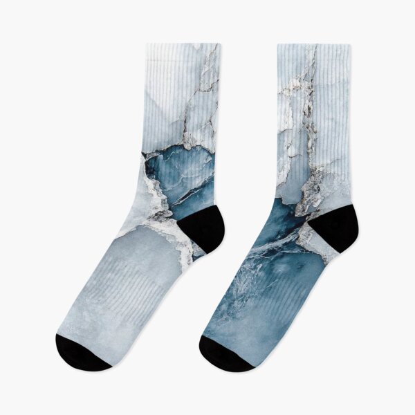 Item preview, Ice Blue Marble Texture - Crushed White Quartz and Agate Mineral Crystals designed and sold by LYAN-STORE.