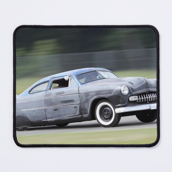 Item preview, 1950 Ford Shoebox Kustom - Chopped & Channeled American Rat Rod in Motion designed and sold by Peter Kraaibeek | Generative Designs and Car Art.