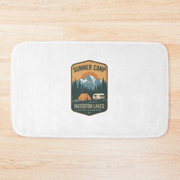 Item preview, Summer Camp Waterton Lakes Live Wild, Explore More Outdoor Adventure Camping designed and sold by Simsimah26Parks.