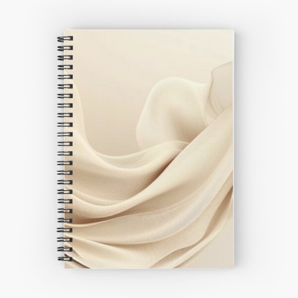 Item preview, Aesthetic Beige Silk Waves - Minimalist Soft Cream Fabric Texture designed and sold by LYAN-STORE.
