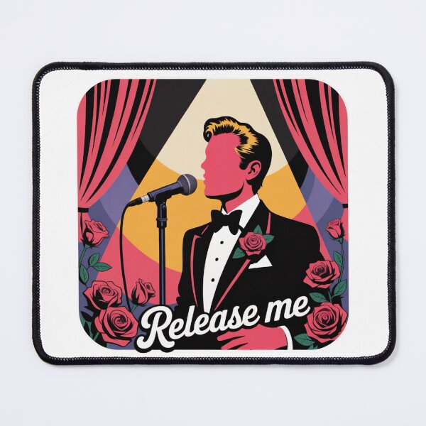 Item preview, Release Me Vintage Lounge Singer Poster Art designed and sold by LukaRealm.