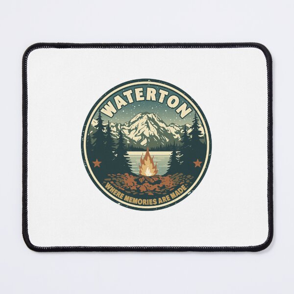 Item preview, Waterton Where Memories Are Made National Park Camping Hiker Traveler designed and sold by Simsimah26Parks.