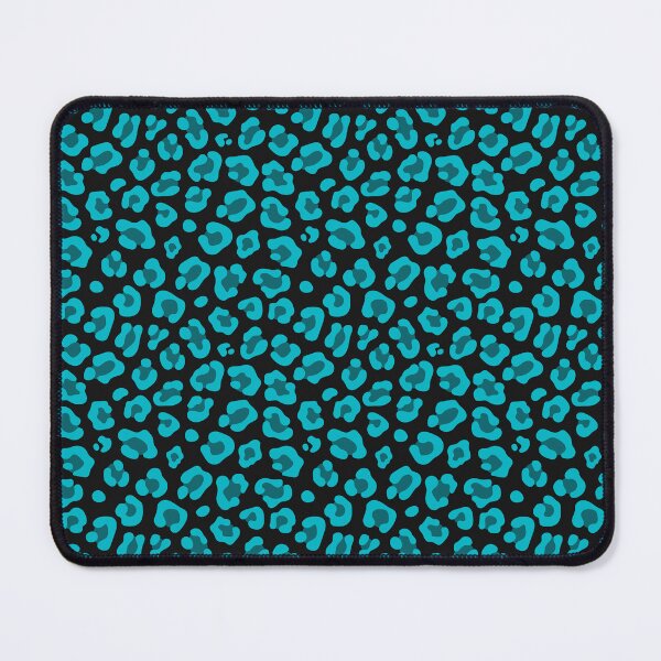 Item preview, Black And Cyan Leopard Print designed and sold by pattern-archive.