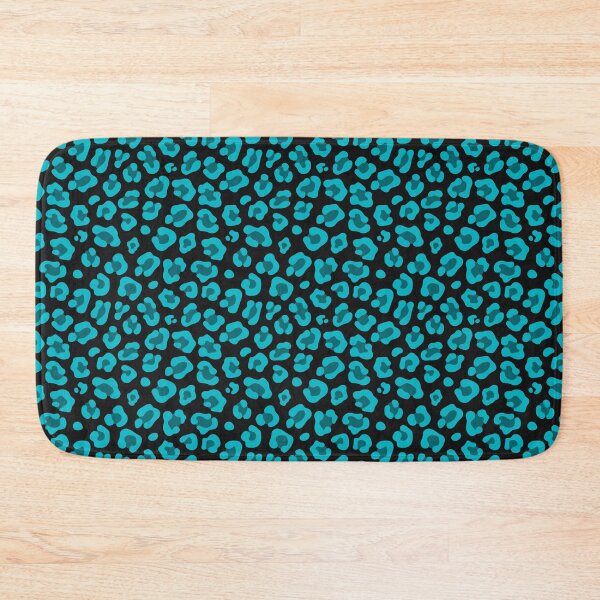 Item preview, Black And Cyan Leopard Print designed and sold by pattern-archive.