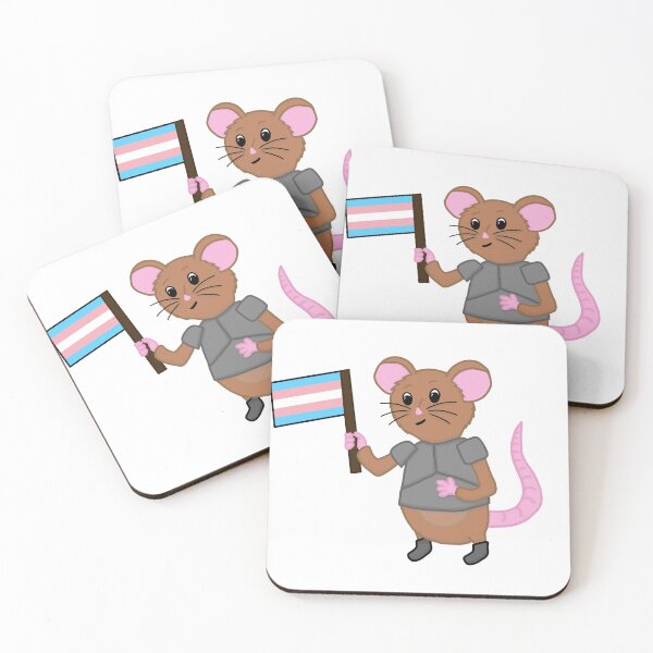 Item preview, Sir Wombleton With Transgender Pride Flag designed and sold by ChloeCosDesigns.