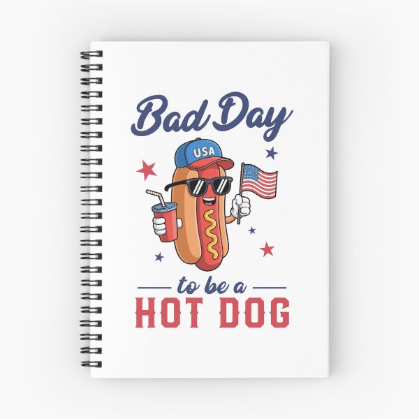 Item preview, Bad Day to be a Hot Dog Funny 4th of July USA designed and sold by Hedoraxe.