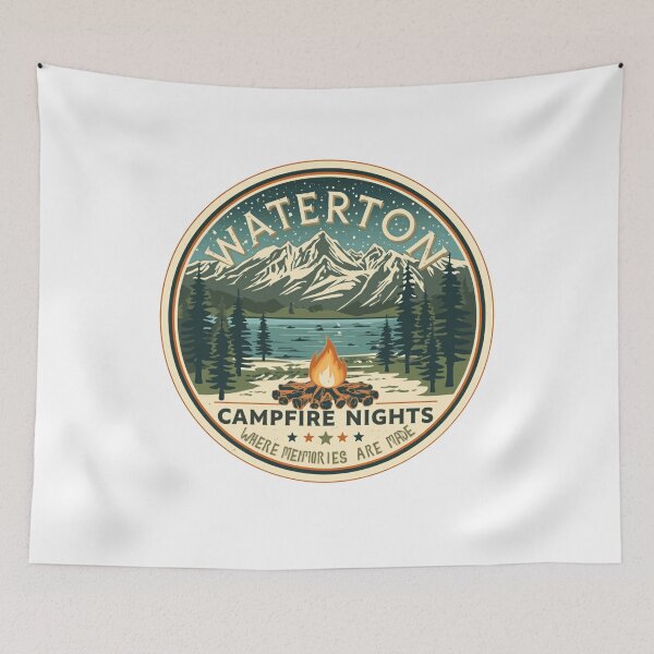 Item preview, Watertown Campfire Nights Where Memories Are Made Camping Outdoor Adventure Explorer Nature Lover designed and sold by Simsimah26Parks.