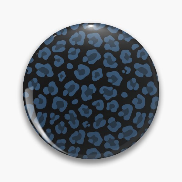 Item preview, Black And Denim Leopard Print designed and sold by pattern-archive.