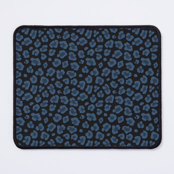 Item preview, Black And Denim Leopard Print designed and sold by pattern-archive.