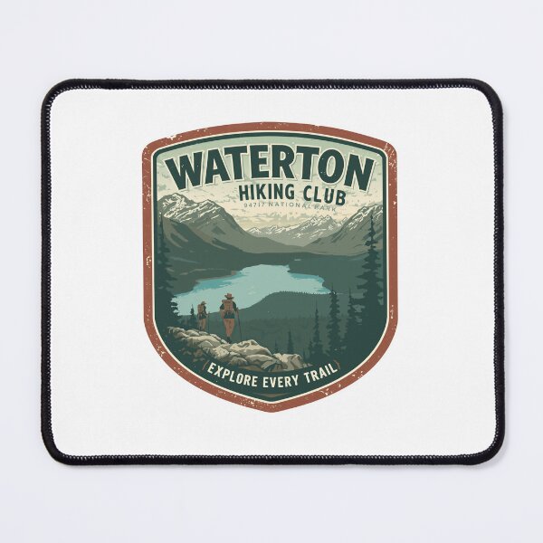 Item preview, Waterton Hiking Club Explore Every Trail National Park Outdoor Adventure designed and sold by Simsimah26Parks.