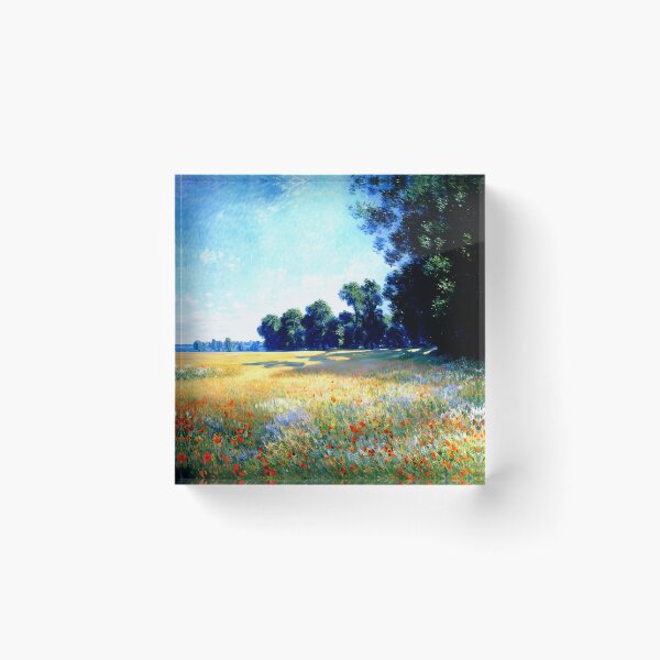 Item preview, Oat and Poppy Field at Giverny: Impression of Rural Bloom designed and sold by artdesignsnow.
