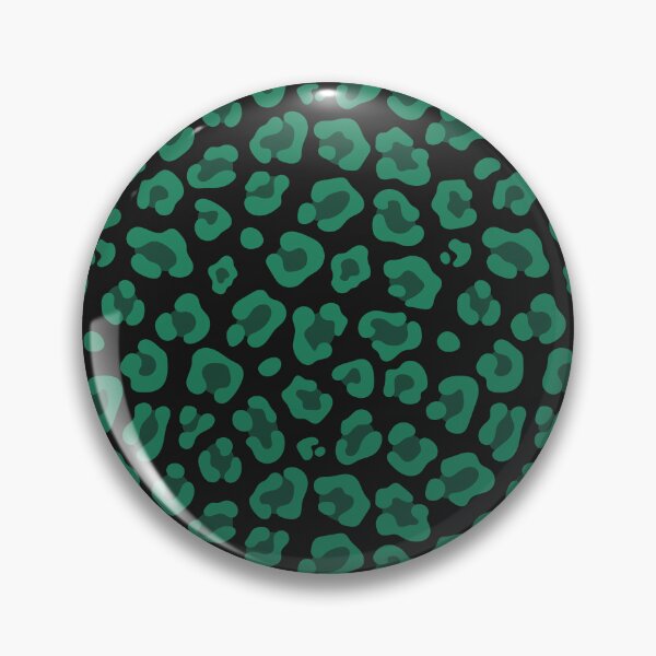 Item preview, Black And Green Leopard Print designed and sold by pattern-archive.