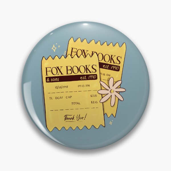 Item preview, Fox Books Coffee Receipt Illustration designed and sold by DesignedByCece.