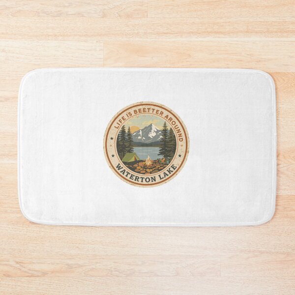 Item preview, Life Is Better Around Waterton Lake Camping Outdoor Adventure Mountains Nature designed and sold by Simsimah26Parks.