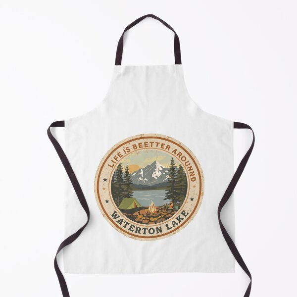 Item preview, Life Is Better Around Waterton Lake Camping Outdoor Adventure Mountains Nature designed and sold by Simsimah26Parks.