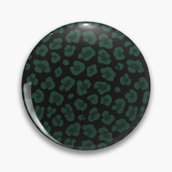 Item preview, Black And Forest Green Leopard Print designed and sold by pattern-archive.