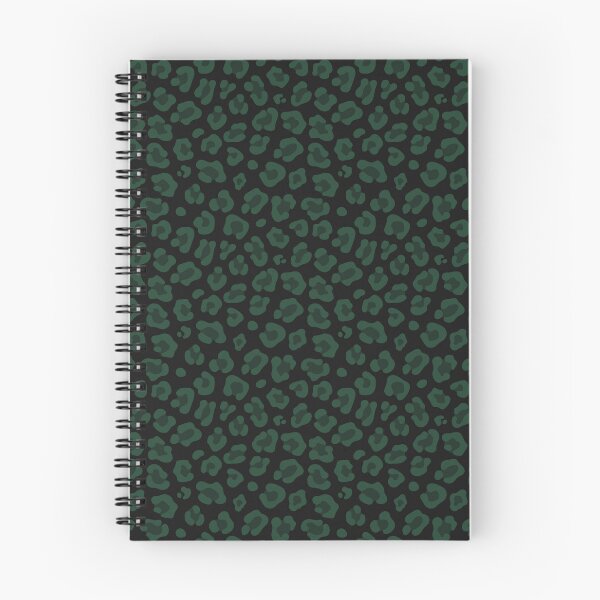 Item preview, Black And Forest Green Leopard Print designed and sold by pattern-archive.