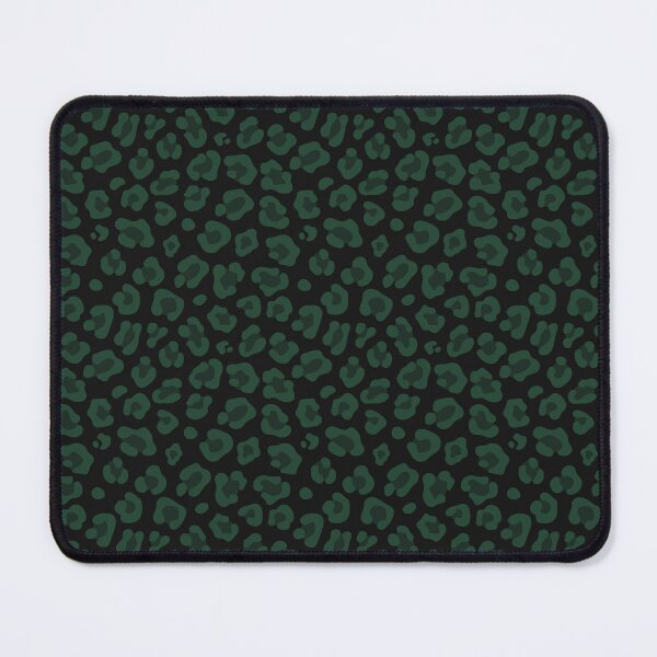 Item preview, Black And Forest Green Leopard Print designed and sold by pattern-archive.