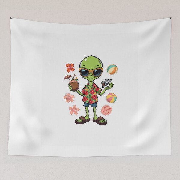 Item preview, Intergalactic Summer Vacation Mode designed and sold by PeterskyDesign.