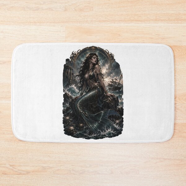 Item preview, Siren of the Dark Seas  Greek Mythology Enchantress Mermaid Art designed and sold by MythwovenShop.