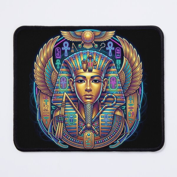 Item preview, Neon Pharaoh: Psychedelic Ancient Egyptian Digital Art designed and sold by Queen Cleopatra.