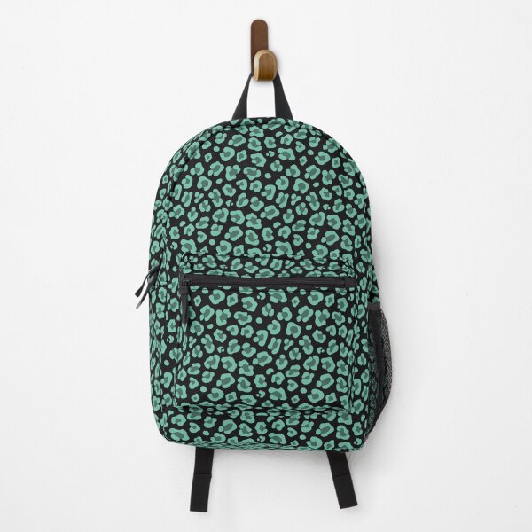 Item preview, Black And Pastel Green Leopard Print designed and sold by pattern-archive.