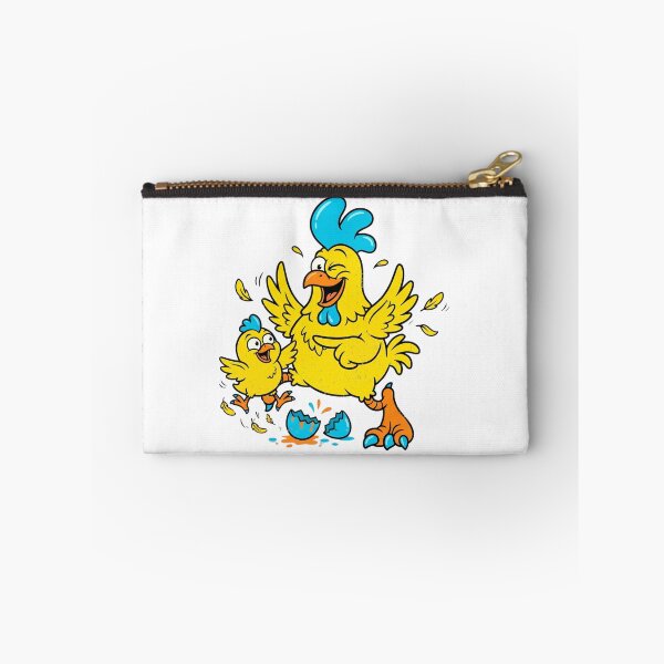 Item preview, Crazy Funny Chicken New Baby Chick Hatching From Egg Cartoon designed and sold by DH-ArtLab.
