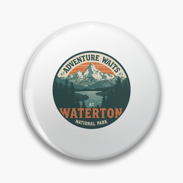Item preview, Adventure Waits At Waterton National Park Hiker Traveler designed and sold by Simsimah26Parks.