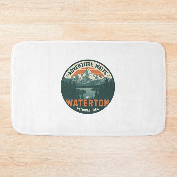 Item preview, Adventure Waits At Waterton National Park Hiker Traveler designed and sold by Simsimah26Parks.